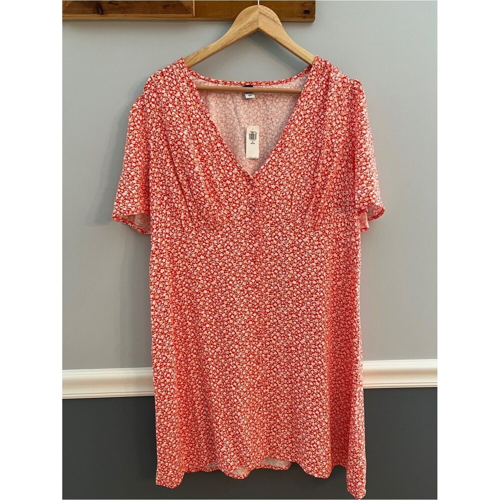 NWT Old Navy Floral Mini Dress XL Petite Cottagecore Prairie